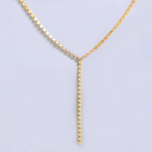 Ladies Simple Handmade Chain Disc Necklace Support Mixed Batch