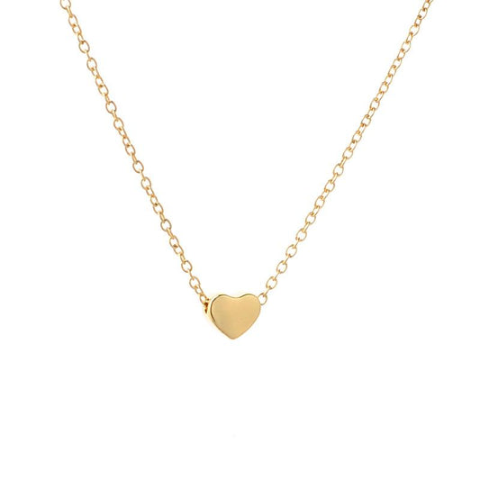Necklace Explosive Style Heart-to-Heart Necklace Couple Peach Heart Clavicle Chain Love Memory Pendant