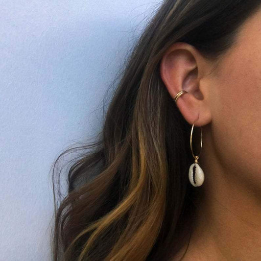 Ear jewelry exaggerated fashion natural shell earrings female personality temperament earrings