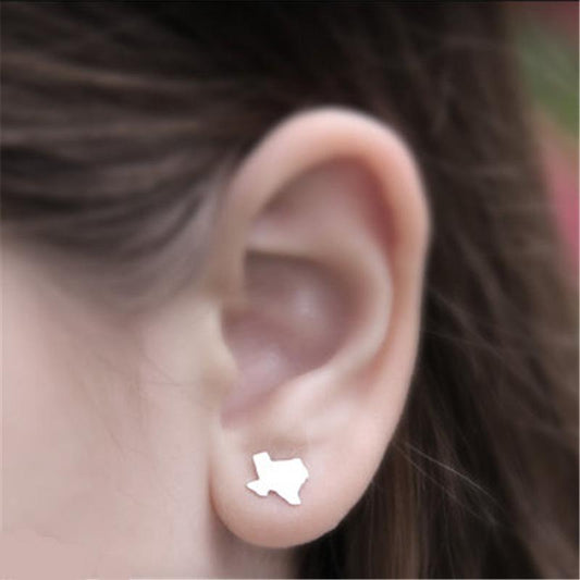 Map Earrings USA Texas Map Earrings Clearance