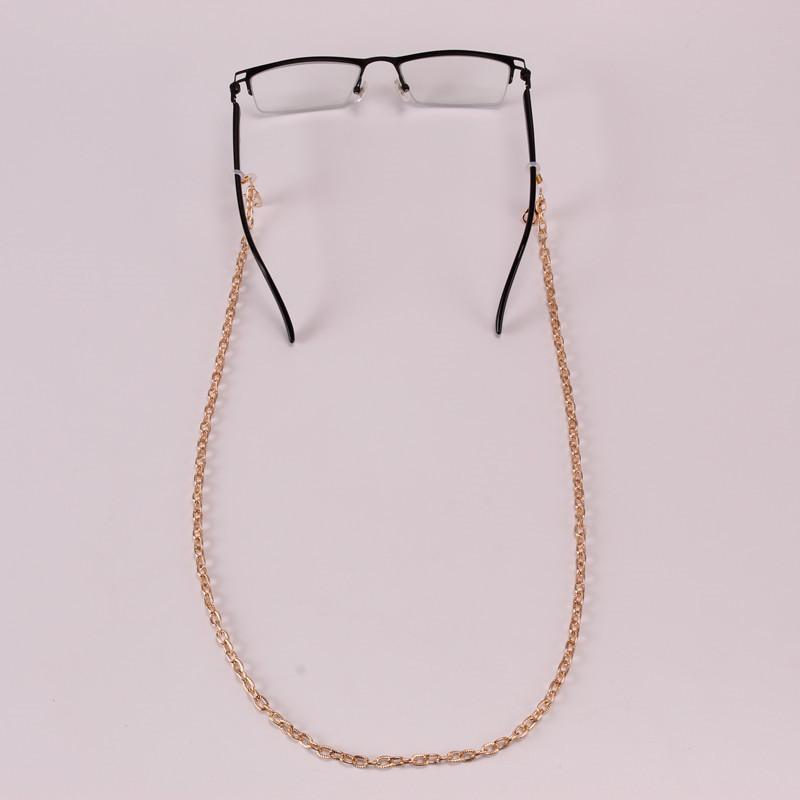 Fashion mask chain glasses chain retro chain rope eye anti-lost belt gold-plated metal glasses chain hanging neck