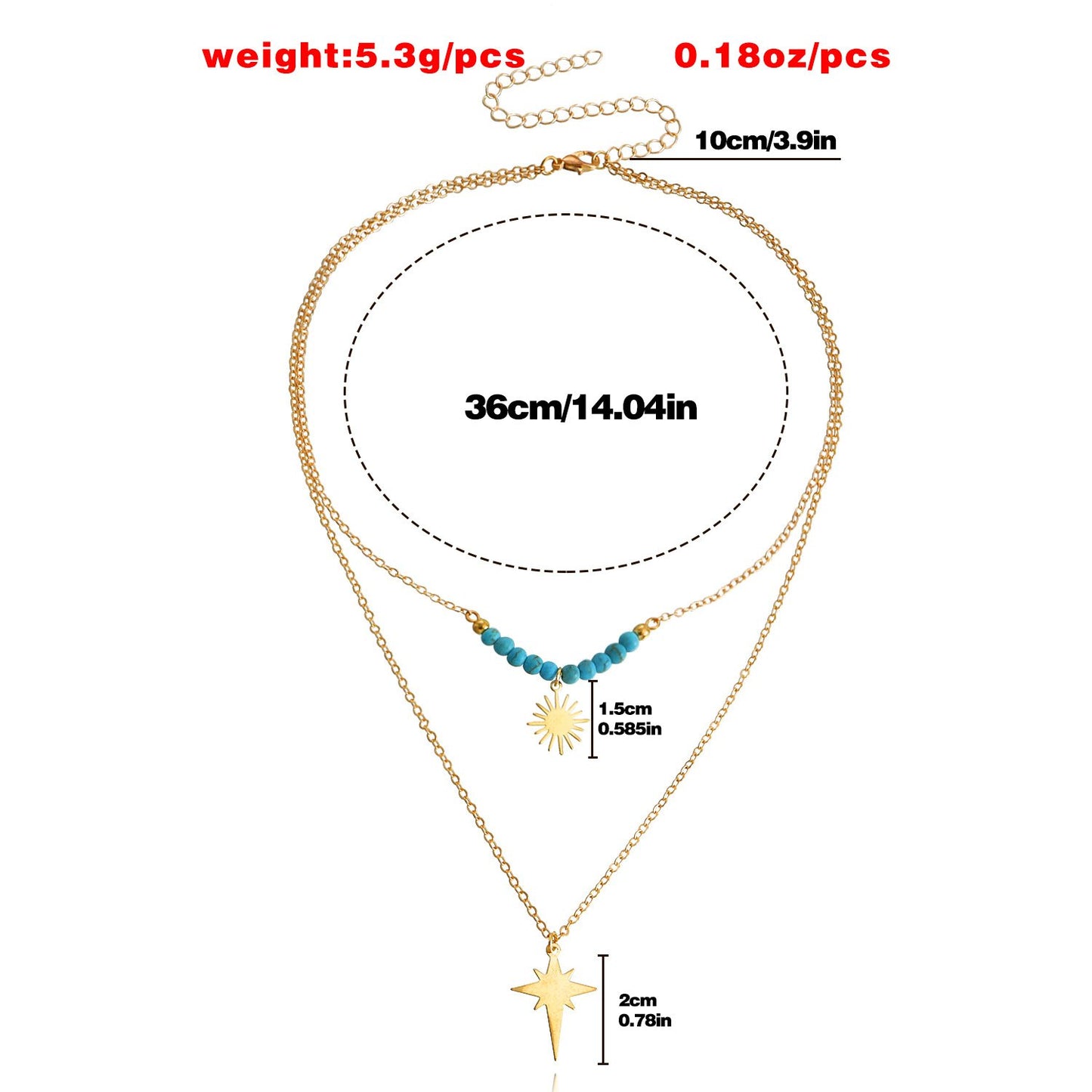 Jewelry Temperament Double-layer Light Luxury Clavicle Chain Necklace Fashion Simple Niche Design Sense Necklace