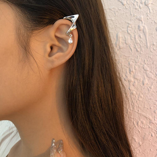 E1155 Jewelry Irregular Personality Diamond Earrings Trendy Street Style Earrings