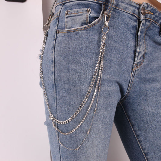 Belt female punk jk accessories chain pants chain belt female cool ins with short skirt decoration jeans pants chain