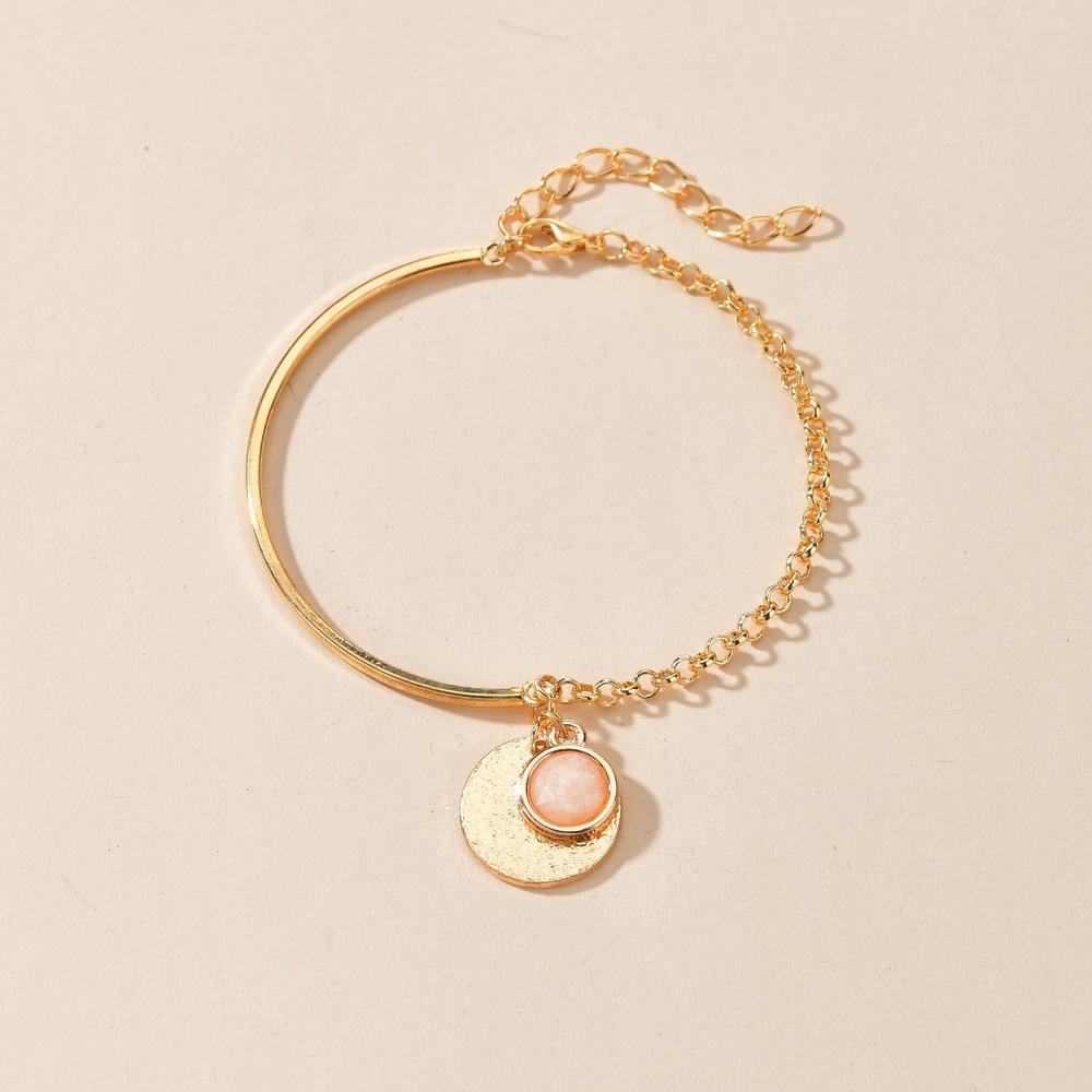 Summer Fashion Retro Round Hemp Alloy Bracelet Pop Bracelet Jewelry