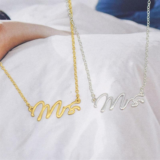 Specially for creative ms necklace ladies necklace English letter chain necklace female jewelry jewelry