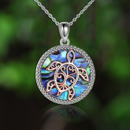 Jewelry Seashell Turtle Heart Pendant Necklace Women's Fashion Niche Design Sense Jewelry