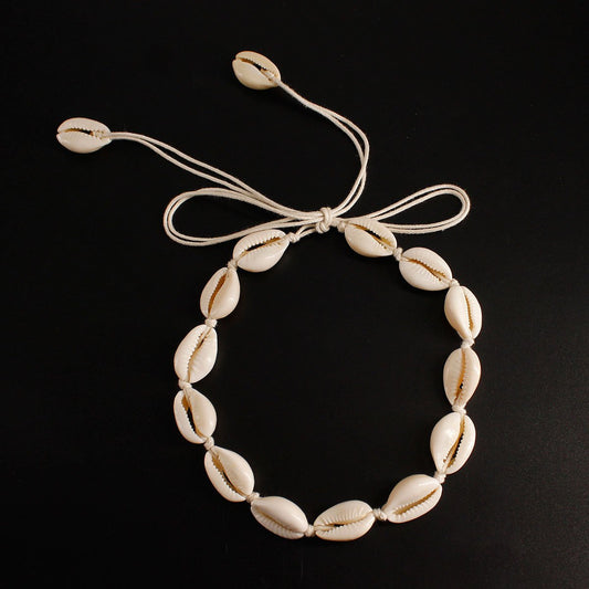 Item Jewelry Fashion Shell Necklace Female Popular Hand Knotted Clavicle Chain