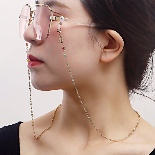 Jewelry mask chain ins glasses non-slip rope fashion mask chain glasses chain jewelry