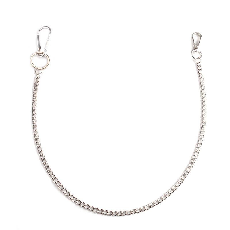 Simple Retro Chain Rock Punk Metal Ring Ornament Fashion Exaggerated Jeans Chain