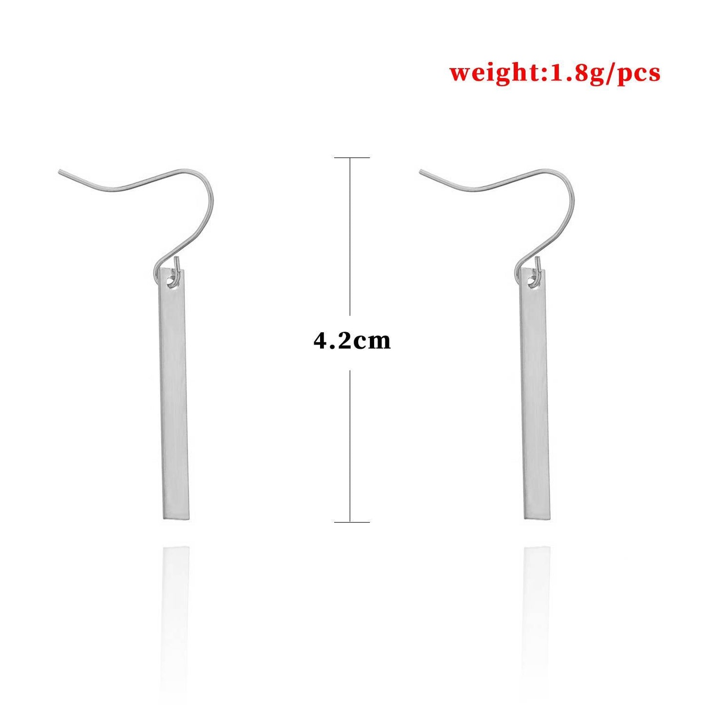 Earrings Retro Simple Ladies One-shaped Pendant Fashion Trend Earrings