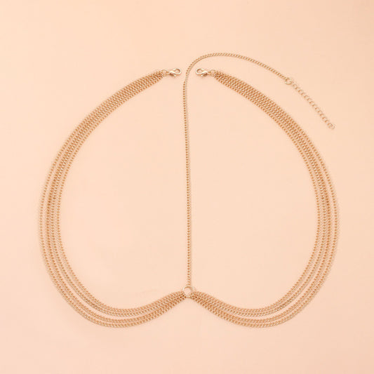 Ladies Hair Chain Headband Multi Layered Tassel Hair Accessories Head Chain