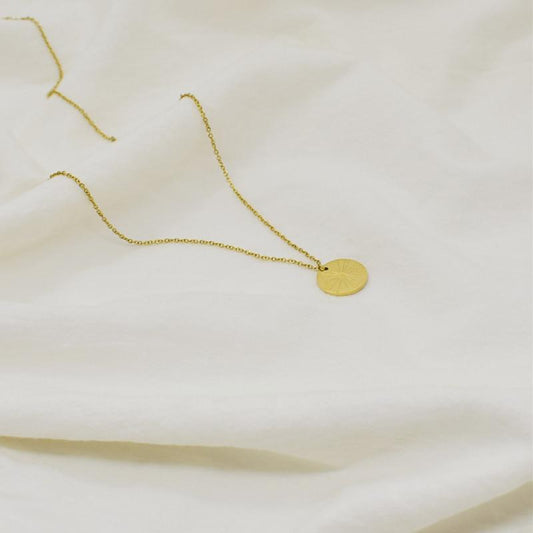 Accessories Simple Sunflower Necklace Personality Fashion Cold Necklace Women