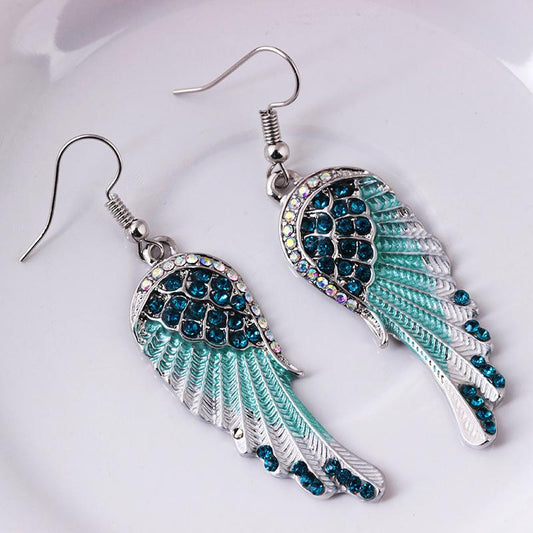Fashion Angel Wings Diamond Earrings Simple Wings Earrings Earrings Earrings