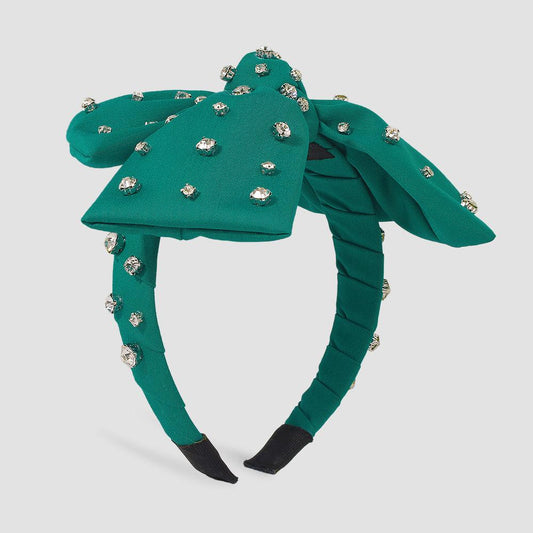 F3998 Exaggerated Internet celebrity hair accessories bowknot diamond-studded face small headband Baroque gorgeous retro headband