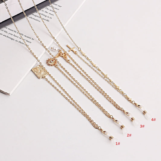 Jewelry acrylic glasses chain hanging chain glasses chain high sense mask chain ins mask chain