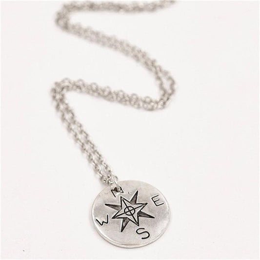 Export Jewelry Compass Compass Necklace Clavicle Chain