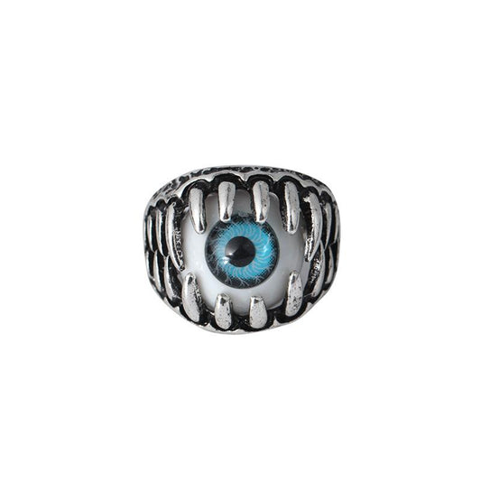 Devil's Eye Alloy Ring Men's Eyes Halloween Ring Ornaments
