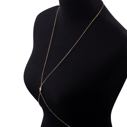 BodyChain Fashion Simple Rhinestone Zircon Women's Sexy Body Chain