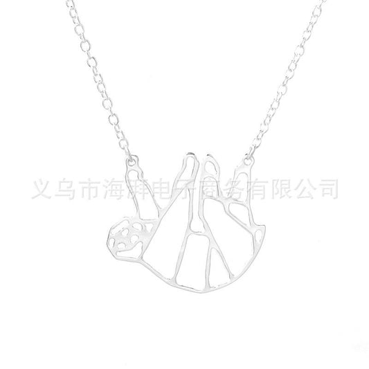 Jewelry Creative Personality Sloth Necklace Funny Lazy Pendant