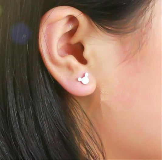 Children's Fun Cartoon Mickey Mickey Mouse Earrings Earrings Small Earrings Street Shoots Cute Trendy Styles
