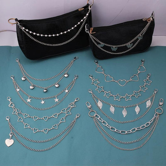 large number of fashionable and versatile trend bag chain bag shoulder strap metal accessories shoulder strap strap accessories