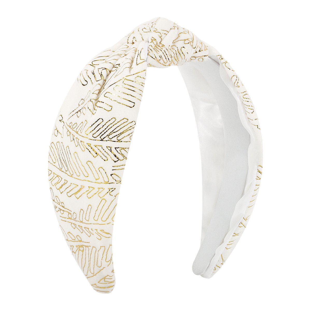 F566 autumn and winter velvet series hot dyed leaves headband niche knotted sweet and elegant going out retro headband female
