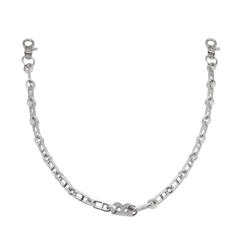 ins letter B chain personality fashion metal waist chain body chain skirt girdle clothing accessories