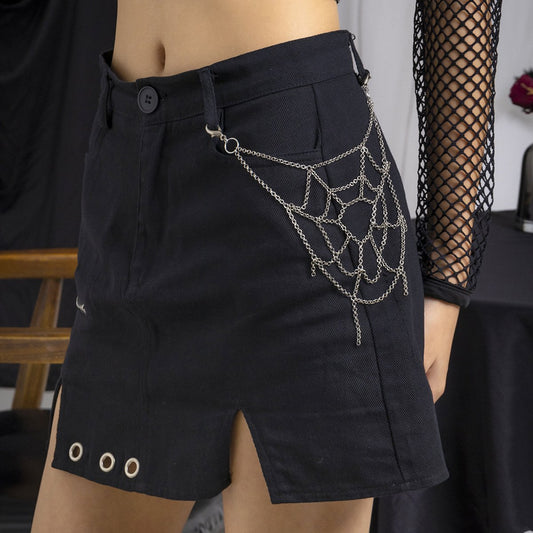 Jewelry Gothic Punk Spider Web Pants Chains Sweet Cool Babes Chains Body Clothing Chains