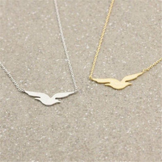 Accessories Cute Seagull Pendant Necklace Female Seabird Clavicle Chain Small Jewelry
