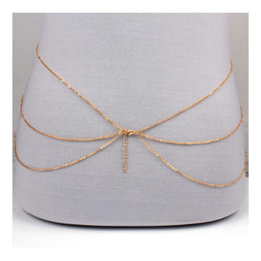 Jewelry women's multi-layer alloy plating body chain integrated chain body chain women