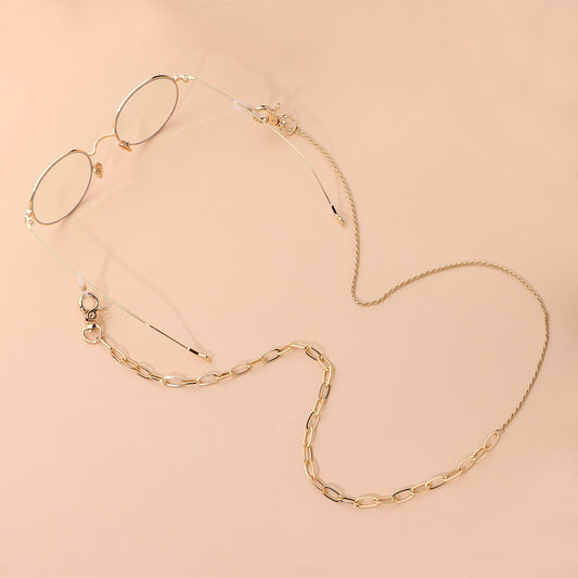 Jewelry simple temperament popular metal glasses chain fashion all-match mask anti-shake chain accessories