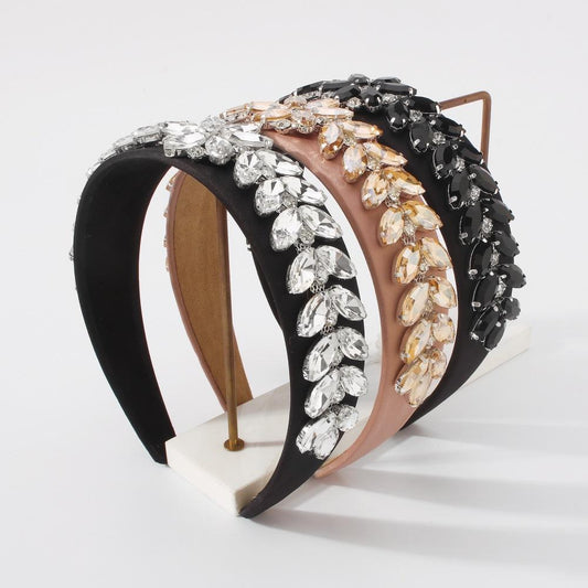 F3841 Jewelry baroque rhinestone fashion headband personality temperament banquet non-slip headband