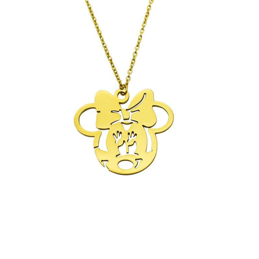 Creative Mickey Necklace Little Mouse Kitten Clavicle Chain