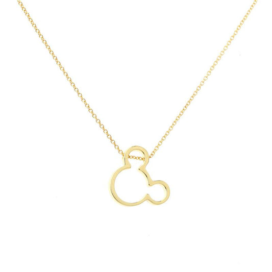 New Year's Explosion Model Hollow Mickey Mickey Mouse Exquisite Necklace