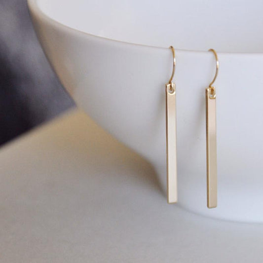 Earrings Retro Simple Ladies One-shaped Pendant Fashion Trend Earrings