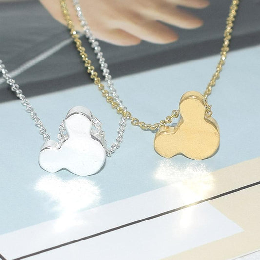 Cartoon Mickey Mouse Necklace Female Cute Mickey Pendant Tanabata Gift