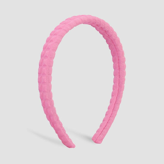 F3863 Xiaohongshu fashion net red hair card spring and summer candy color girl hair accessories solid color fabric headband