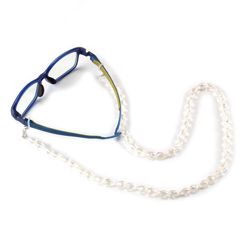 Mask hanging chain glasses chain acrylic AB color geometric accessories eye chain