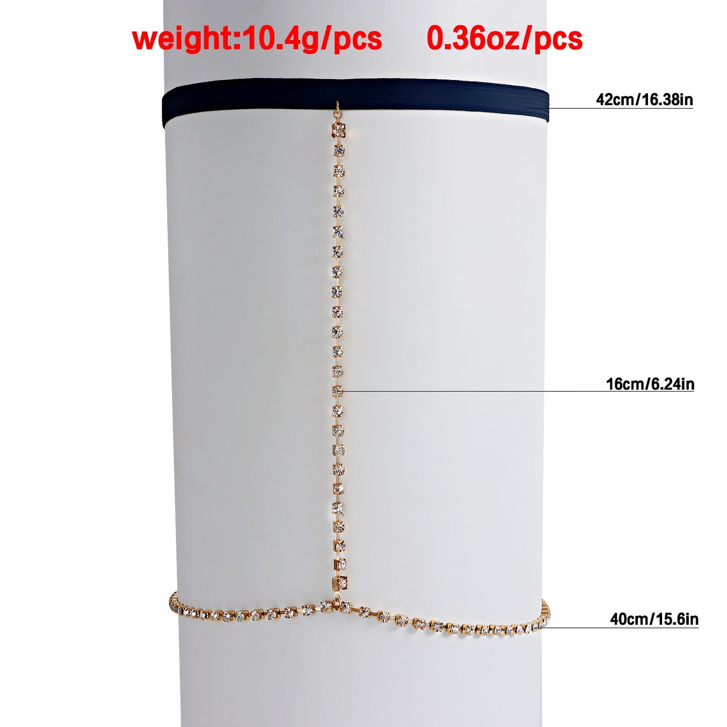 Jewelry trendy cool elastic rope simple claw diamond chain leg jewelry female legchain thigh chain