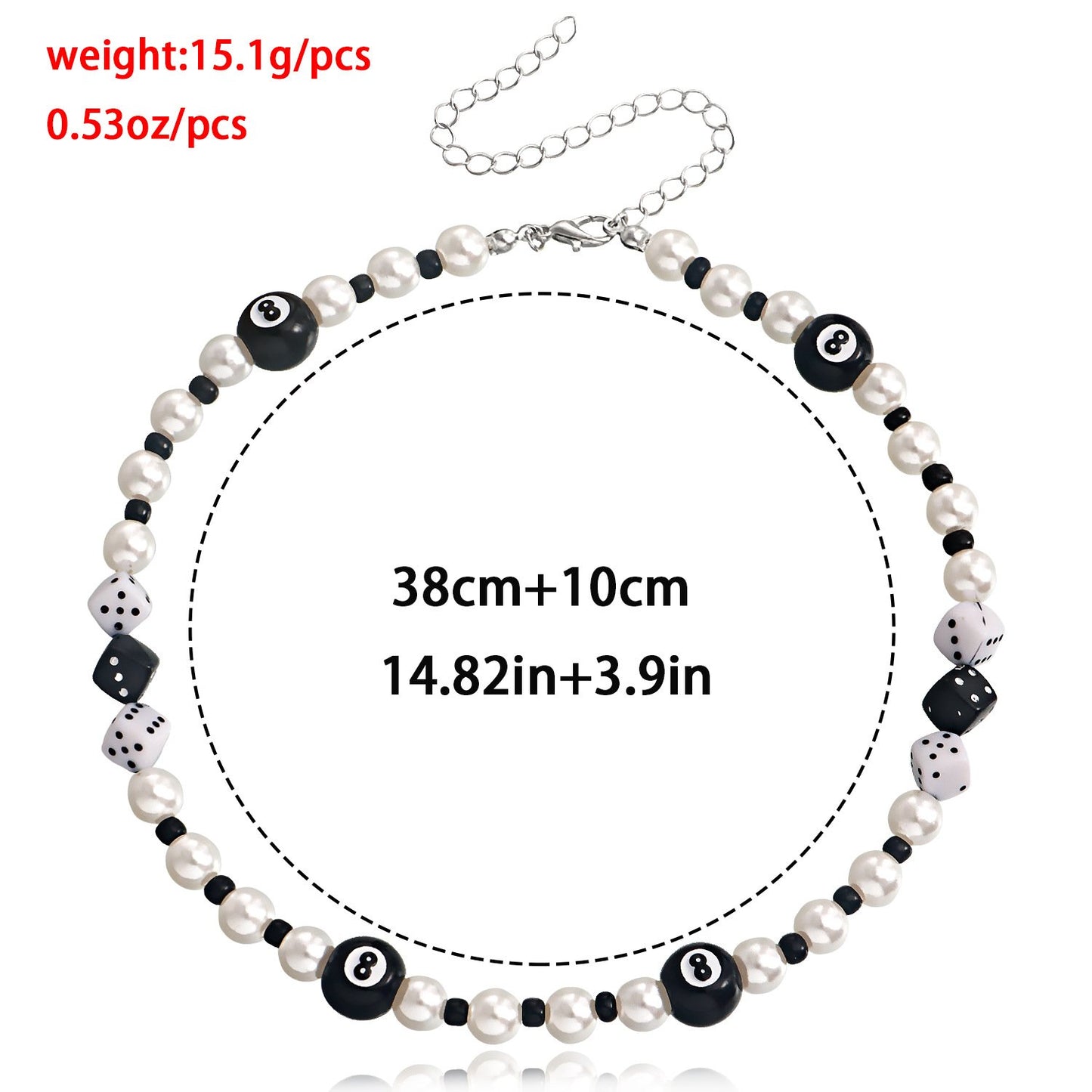 Fashionable Pearl Necklace Retro Niche Design Personality Ladies Sweater Chain