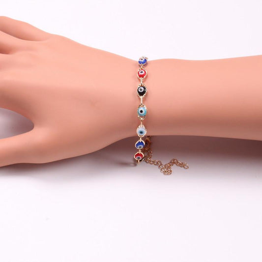 Jewelry Simple Temperament Single Layer Devil's Eye Necklace Women's Fashion Eye Elements Necklace