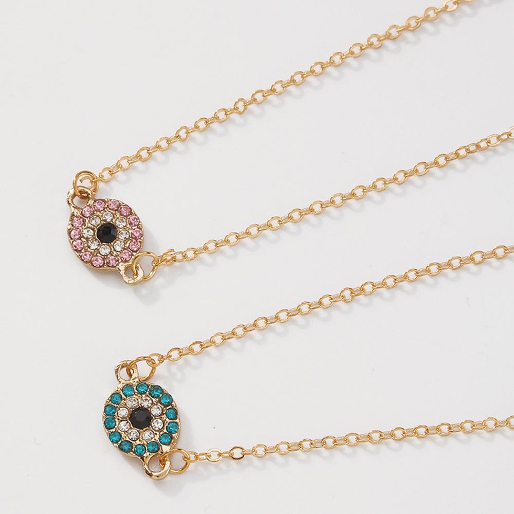 B1327 Simple Couple Bracelet Bracelet Set Simple Diamond Jewelry Niche Geometric Creative Accessories Female