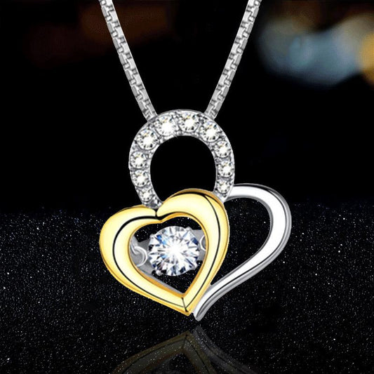 Jewelry Pendant Necklace Female Niche Design Feeling Love Heart Pendant Necklace Mother's Day Gift Jewelry