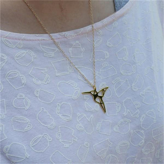Pop Small Jewelry Explosive Style Hollow Woodpecker Necklace For Women