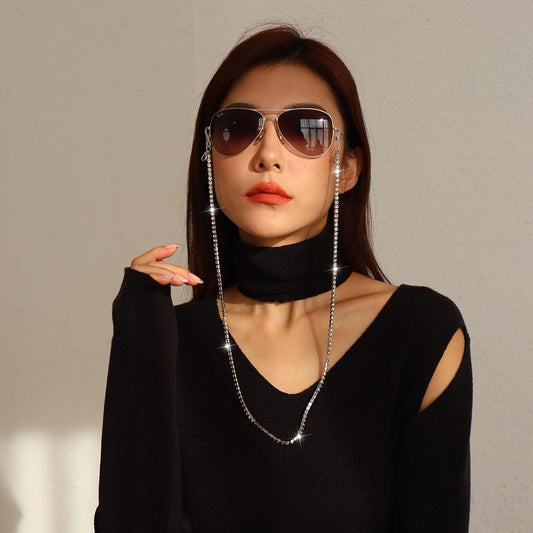 EC4 creative accessories diamond claw chain light luxury hanging neck mask chain simple anti-lost glasses chain women