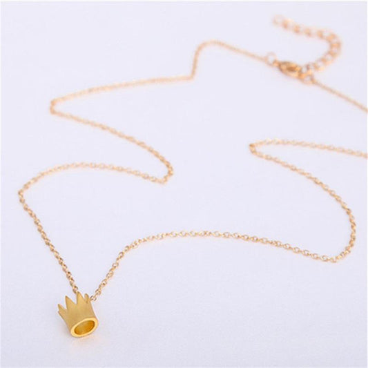 Explosive Jewelry Creative Jewelry Queen's Small Crown Set Chain Clavicle Chain