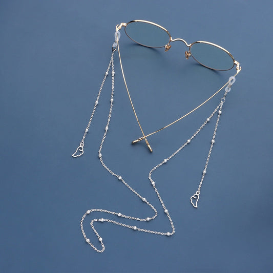Jewelry Angel Wings Glasses Chain Temperament Beads Chain Mask Mask Fixed Accessories