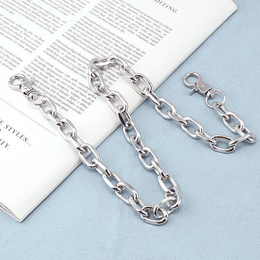 Fashion simple net red same style chain waist chain metal pants chain jewelry waist chain handmade clothing accessories