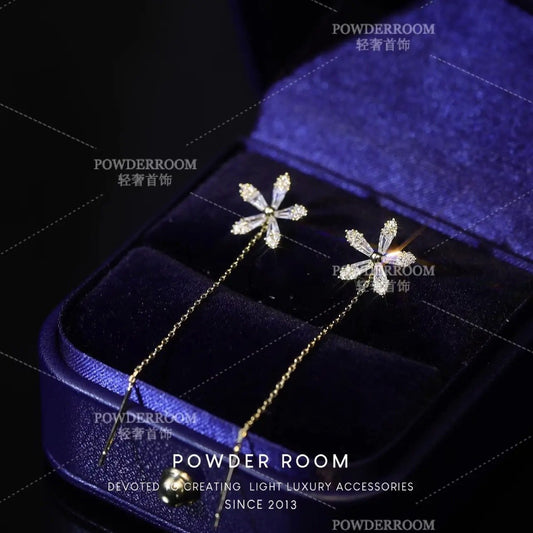 Jewelry Niche Design Earrings Women's Fashion Flower Earrings Earrings Internet Celebrity Jewelry